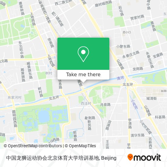 中国龙狮运动协会北京体育大学培训基地 map