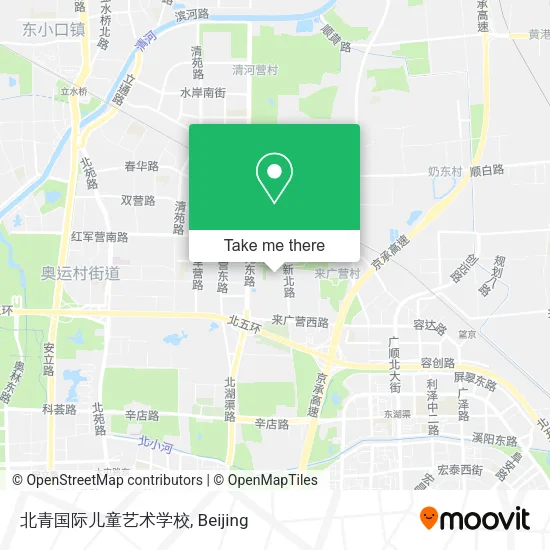 北青国际儿童艺术学校 map