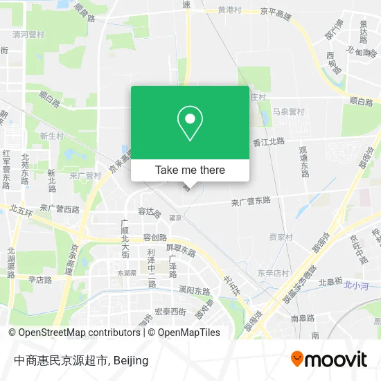 中商惠民京源超市 map