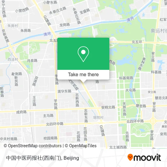 中国中医药报社(西南门) map