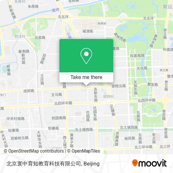 北京寰中育知教育科技有限公司 map