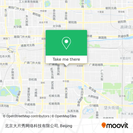 北京大片秀网络科技有限公司 map