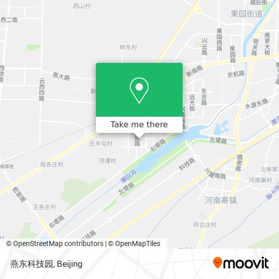 燕东科技园 map