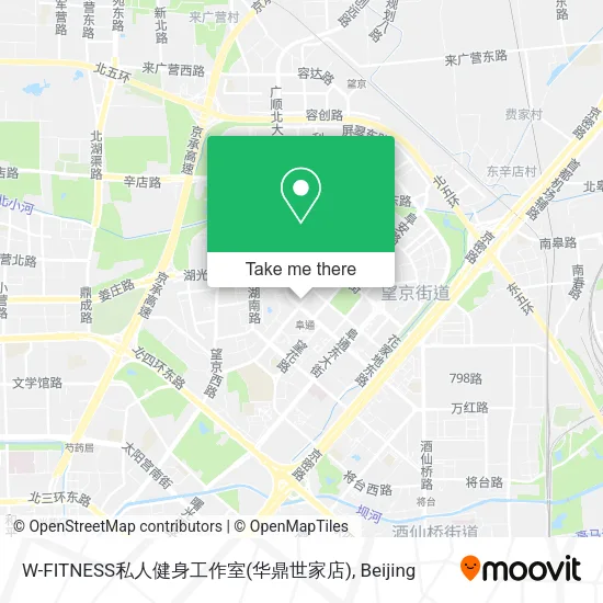 W-FITNESS私人健身工作室(华鼎世家店) map