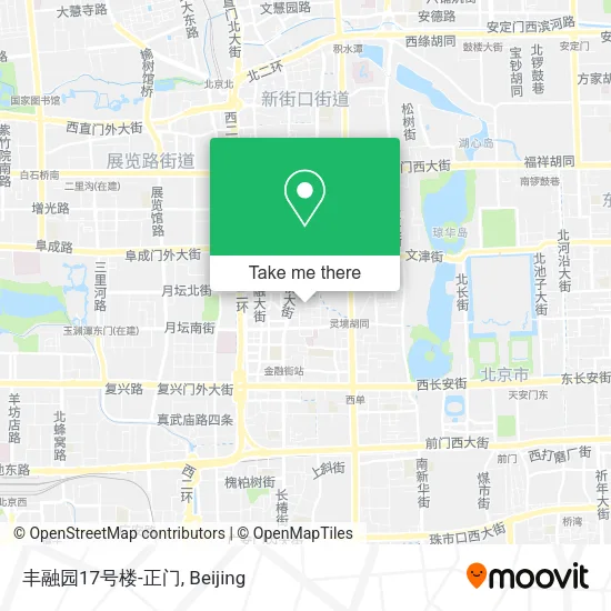 丰融园17号楼-正门 map