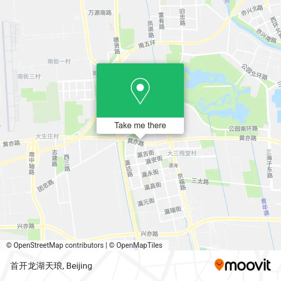 首开龙湖天琅 map