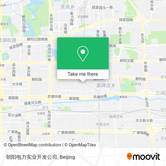 朝阳电力实业开发公司 map