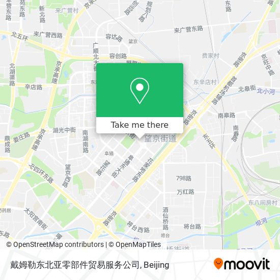 戴姆勒东北亚零部件贸易服务公司 map
