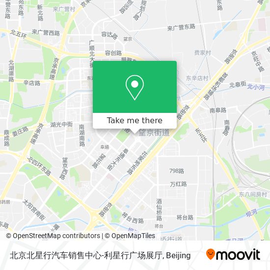北京北星行汽车销售中心-利星行广场展厅 map