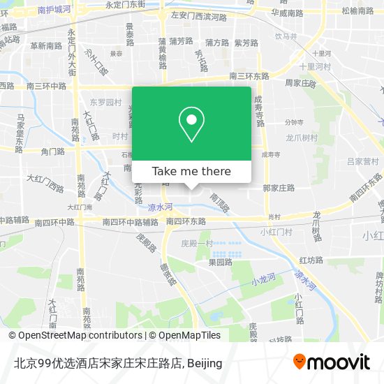 北京99优选酒店宋家庄宋庄路店 map