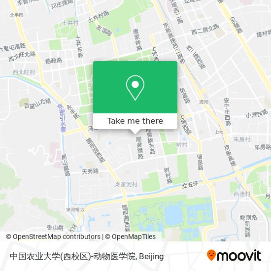 中国农业大学(西校区)-动物医学院 map