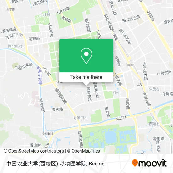 中国农业大学(西校区)-动物医学院 map
