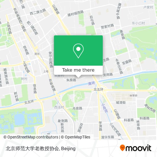 北京师范大学老教授协会 map