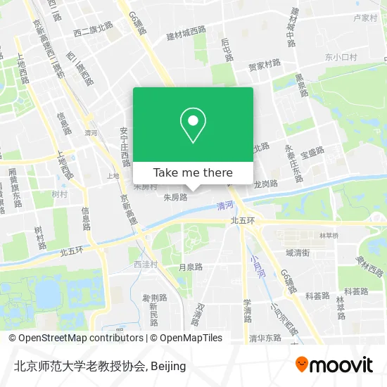 北京师范大学老教授协会 map