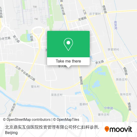 北京鼎实互信医院投资管理有限公司怀仁妇科诊所 map