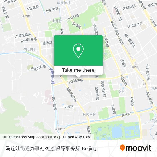 马连洼街道办事处-社会保障事务所 map