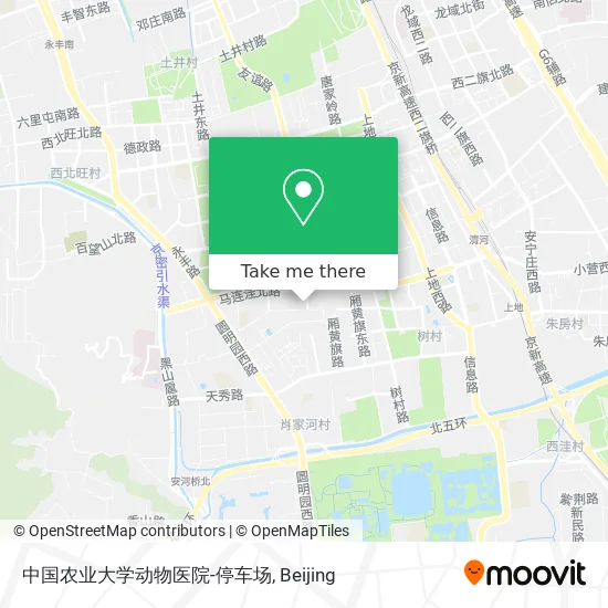 中国农业大学动物医院-停车场 map