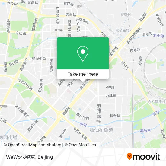 WeWork望京 map