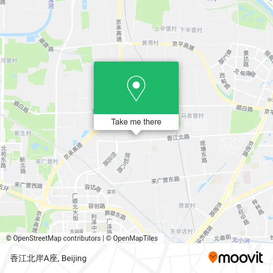 香江北岸A座 map