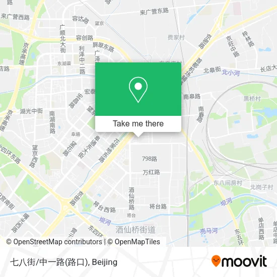 七八街/中一路(路口) map