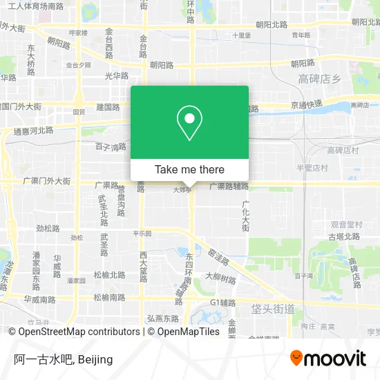 阿一古水吧 map
