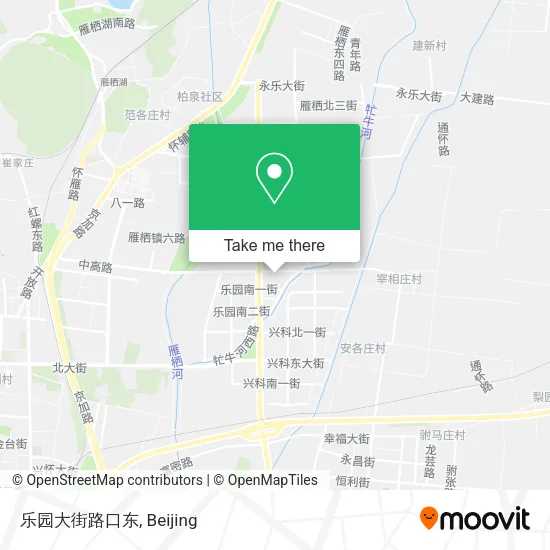 乐园大街路口东 map