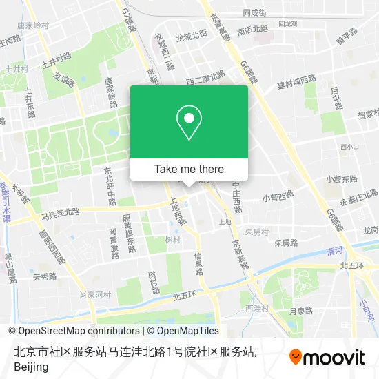 北京市社区服务站马连洼北路1号院社区服务站 map
