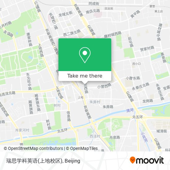 瑞思学科英语(上地校区) map