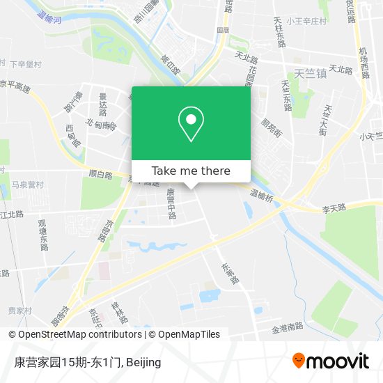 康营家园15期-东1门 map