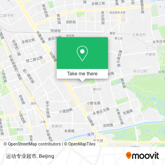 运动专业超市 map