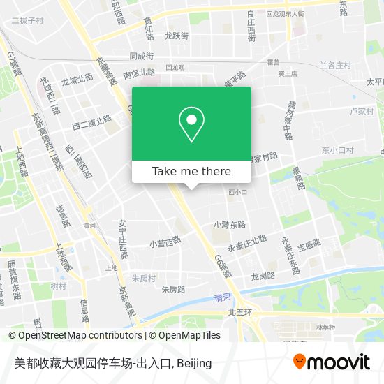 美都收藏大观园停车场-出入口 map