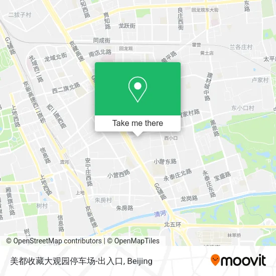 美都收藏大观园停车场-出入口 map