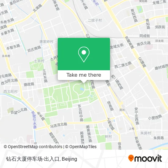 钻石大厦停车场-出入口 map