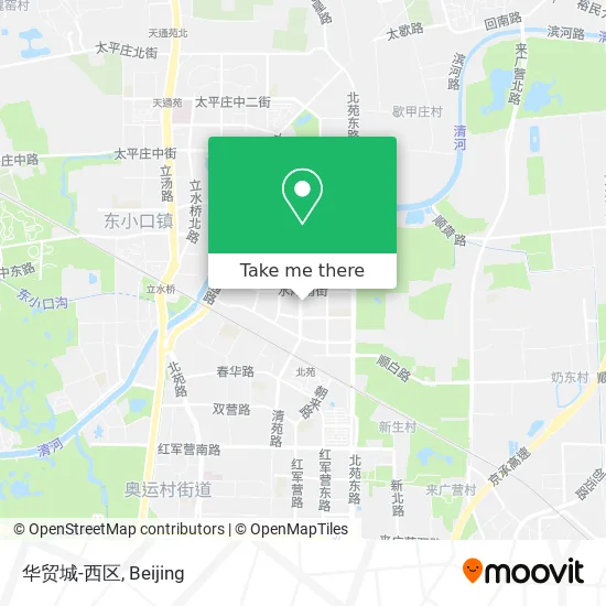 华贸城-西区 map