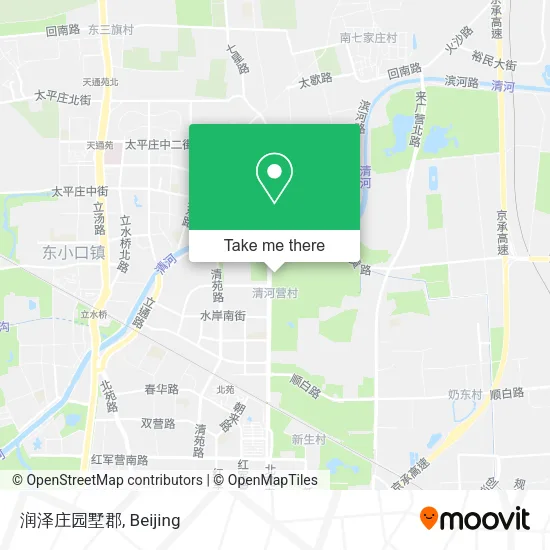 润泽庄园墅郡 map