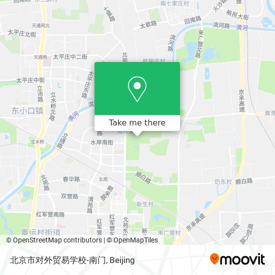 北京市对外贸易学校-南门 map