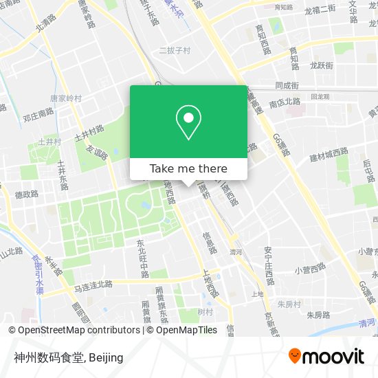 神州数码食堂 map