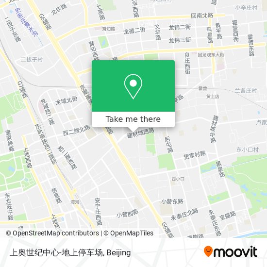 上奥世纪中心-地上停车场 map