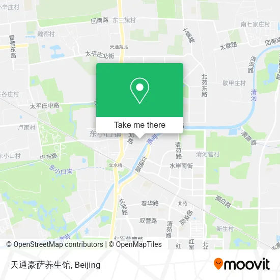 天通豪萨养生馆 map