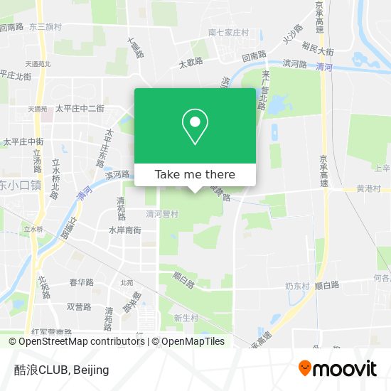 酷浪CLUB map