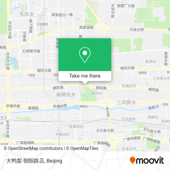 大鸭梨 朝阳路店 map