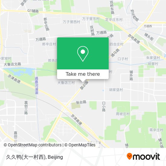 久久鸭(大一村西) map
