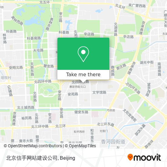 北京信手网站建设公司 map
