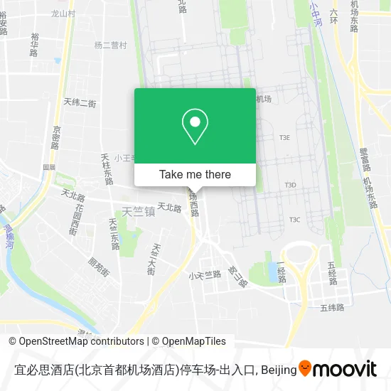 宜必思酒店(北京首都机场酒店)停车场-出入口 map