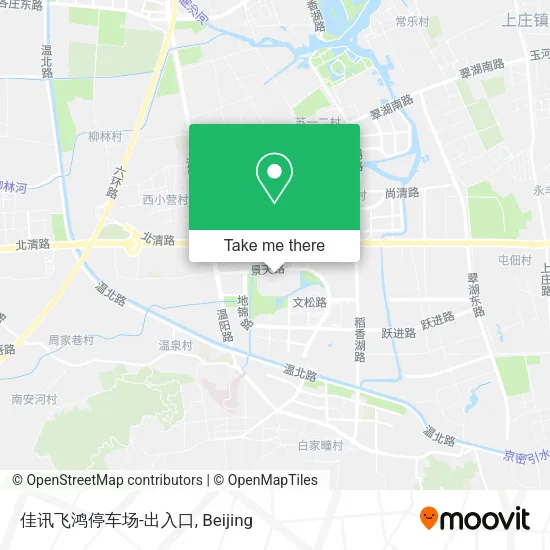 佳讯飞鸿停车场-出入口 map