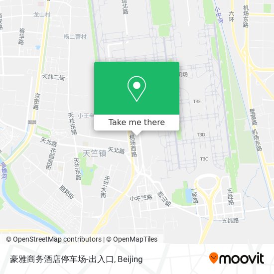豪雅商务酒店停车场-出入口 map