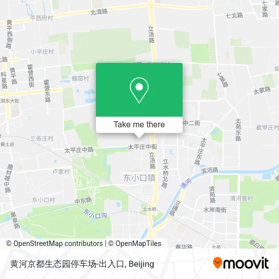 黄河京都生态园停车场-出入口 map