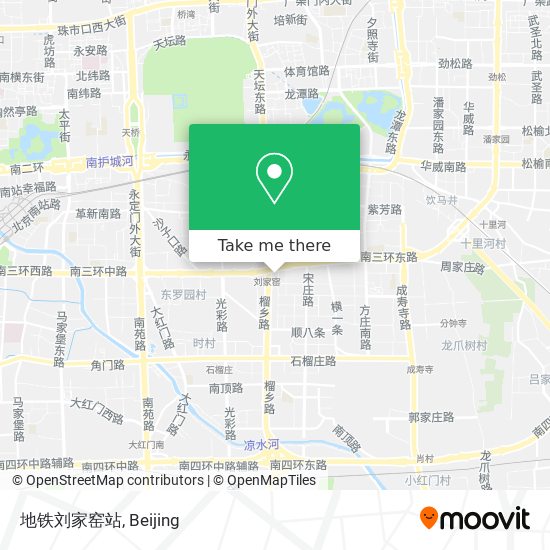 地铁刘家窑站 map