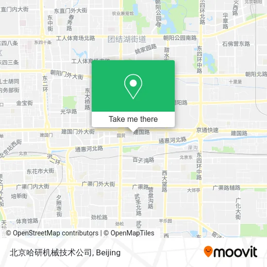 北京哈研机械技术公司 map