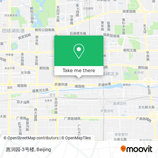 惠润园-3号楼 map